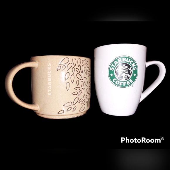 Starbucks Other - 2 Starbucks Coffee Mugs 2013 Autumn Leaves 2007 Starbucks Logo Mug